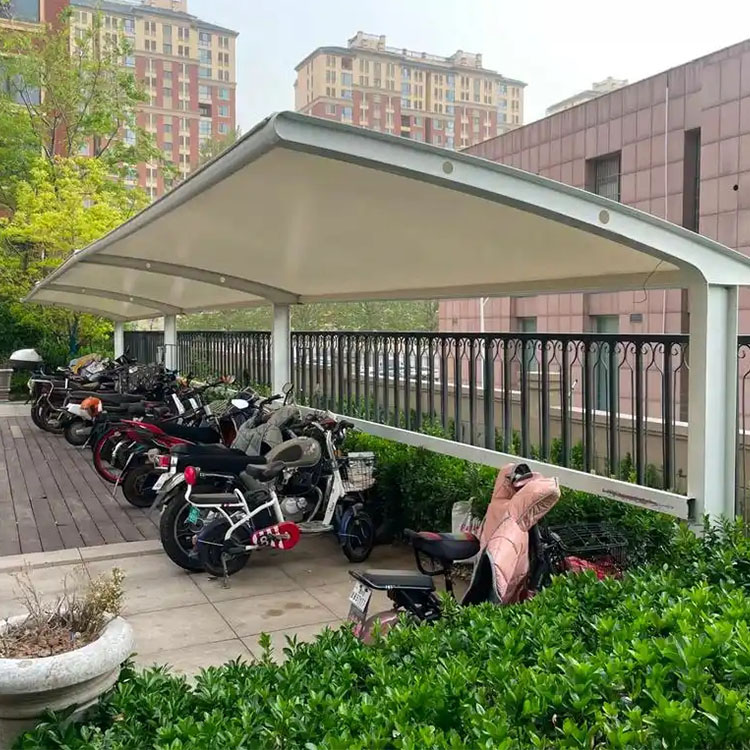 汉阴县膜结构电动车棚